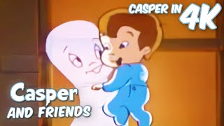 Casper the Ghostly Hero 👻🦸  Casper and Friends in 4K  1 Hour Full Episode  Cartoons for Kids [upl. by Nolyak]