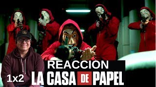 La Casa de Papel 1x2 REACTION  TheJMAZA [upl. by Kumagai]