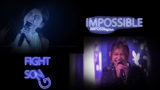 Angelica Hale and Marlisa Punzalan quotFight Songquot and quotImpossiblequot [upl. by Worthy196]