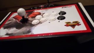 UNBOXING MAD CATZ Street Fighter V Tournament Edition 2 Fight Stick [upl. by Mani]