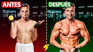 CÓMO GANAR MASA MUSCULAR SIENDO FLACO ectomorfos [upl. by Schnurr]