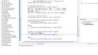 Java 82 Creating equals method [upl. by Anpas532]