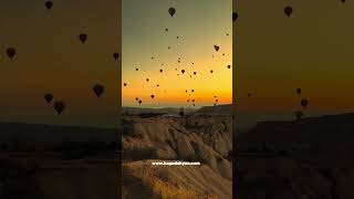 Cappadocia Balloon Flight balloons cappadocia kapadokya travel sunset hotairballoon balon [upl. by Adnaerb]