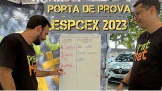 PORTA DE PROVA ESPCEX 2023 DO PRATMAT [upl. by Deys]