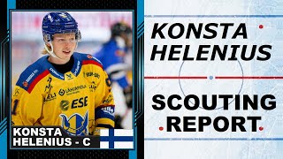 KONSTA HELENIUS Highlights  2024 NHL Draft [upl. by Julietta650]