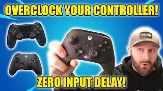 How To OVERCLOCK Your CONTROLLER and REDUCE INPUT DELAY  2024 Version [upl. by Lleznod]