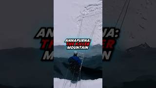 Annapurnas INSANELY Dangerous Climbing Route shorts [upl. by Nies]