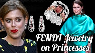 Royal Luxury by Fendi How Princesses Eugenie and Beatrice Dazzled at the Social Event [upl. by Glaab]