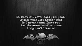 Avenged Sevenfold  Seize The Day Lyrics on screen Full HD [upl. by Hillhouse]