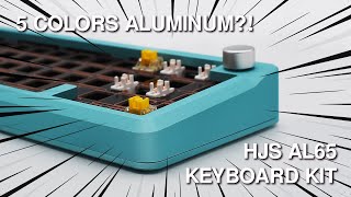 HJS AL65 Mechanical Keyboard  Best 65 Aluminum Starter Keyboard Kit [upl. by Ayimat]