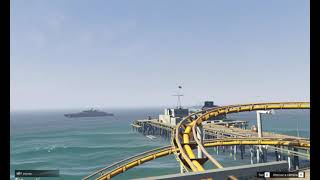 na roda gigante do GTA V vivendo a paz em meio ao caos de los santos [upl. by Arodoeht]