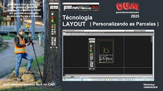 DUM georreferenciamento 2025  TECNOLOGIA LAYOUT PERSONALIZANDO AS PARCELAS [upl. by Colligan]