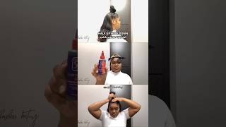 Episode 4  Half up half down top knot bun quick weave install quickweave halfuphalfdownhairstyle [upl. by Riem332]