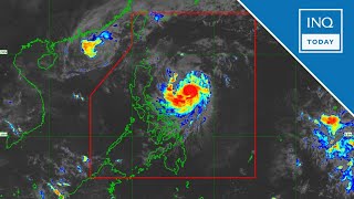 Typhoon Ofel keeps strength Signal No 2 up over 2 areas  INQToday [upl. by Linet]