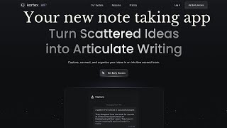 Is this the best new note taking app  kortex first impression [upl. by Akimik]