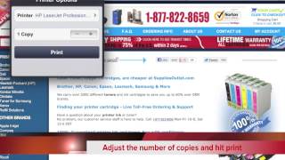 How to use Apple AirPrint With iPhone iPod and iPad  AirPrint Tutorial [upl. by Stavros]