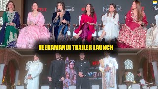 Heeramandi Trailer Launch  Sonakshi Manisha Richa Aditi Sharmin Fardeen Shekhar Adhyayan [upl. by Manuela152]