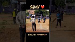 Samy hit🎯🔥🏏❤️🏆  shortsfeed cricketlover cricket cricketfan trending [upl. by Constancy]