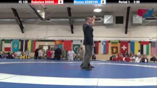 125 KG Bronze  Radoslaw Baran POL vs Moves Adamyan ARM [upl. by Anirtap759]