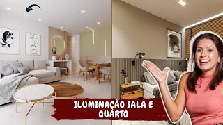 ILUMINAÇÃO PARA SALA E QUARTO  MELHORES DICAS [upl. by Treat]