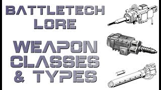 Battletech Lore  Weapon Classes and Types Overview [upl. by Trever61]