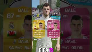 GARETH BALE best vs worst card in EVERY FIFA 1023⚽shorts fifa eafc24 fifa23 bale [upl. by Deer]