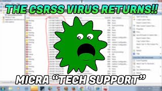 Tech Support Scam  I have the csrssexe virus  8885028305  wwwmicratechsupportcom [upl. by Brandy196]