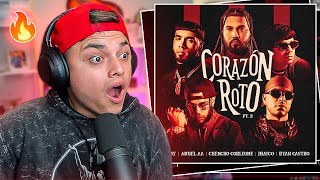 Reaccion Brray x Anuel AA x Chencho Corleone x Jhayco x Ryan Castro  Corazón Roto pt 3 [upl. by Dreher]