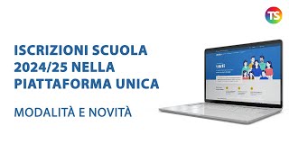 Iscrizioni scuola 202425 nella piattaforma unica modalità e novità [upl. by Wittie]