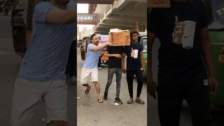 Wrapping Box Prank Gone Wrong  Extreme Level Fun  shorts viral shortsvideo [upl. by Thayne]