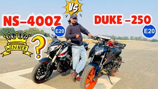 Duke 250 gen 3 VS ns 400z 2024 full comparison price suspension breaks  power seat  duke250 [upl. by Marybeth]