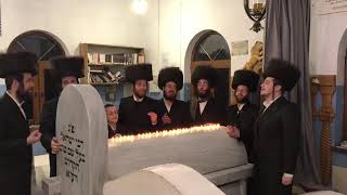 Shulem Brodt amp Neshume Choir Singing Davenen At The Zion Of The Holy Baal Shem Tov IN Ukraine [upl. by Loyce]