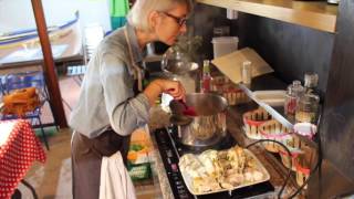 Cours de cuisine aux halles de Sète  Bourride de baudroie [upl. by Cassil705]