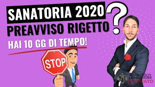 🔥SANATORIA 2020 PREAVVISO DI RIGETTO COME SALVARE LA DOMANDA DI EMERSIONE E RISPONDERE AL 10 BIS [upl. by Lawtun]