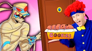 Knock Knock Whos at the Door  Kids Songs And Nursery Rhymes  Dominoki [upl. by Anaigroeg151]