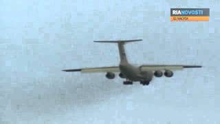 Putin new Russian military heavy transport aircraft Ilyushin IL476 Flight Tests RIA Novosti [upl. by Assiled]