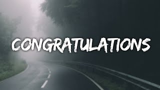 PewDiePie  Congratulations Lyrics [upl. by Yaakov561]