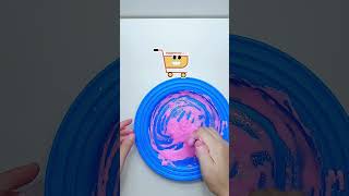 Ternyata gini cara bikin slime clay slimevideo shorts [upl. by Coben]