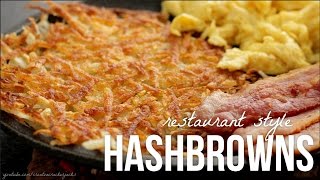 How to Make Hash Browns  Diner Style Restaurant Hashbrown Recipe [upl. by Essilrahc]