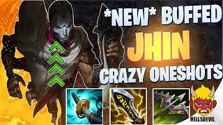 WILD RIFT  NEW BUFFED JHIN ONESHOTS LIKE CRAZY  Challenger Jhin Gameplay  Guide amp Build [upl. by Sanyu]