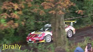 rally van kortrijk 2024 with mistakes show en crash [upl. by Laeira754]