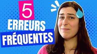 5 erreurs fréquentes en français [upl. by Eenej]