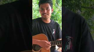 ඇහි දාර පවාcover guitarcover cover guitarperformance singer guitarplaying music song [upl. by Aliehc]