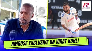 What did Sir Curtly Ambrose say about Virat Kohlis batting in test series I WIvsIND [upl. by Bac590]