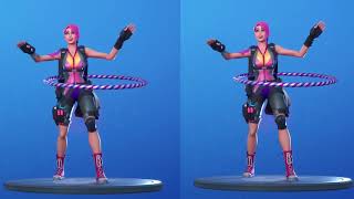 Fortnite  Hula Hoopin Emote Extended Beat 1 HOUR Chapter 2 Season 1 [upl. by Hluchy116]