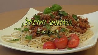 Spaghetti bolognese  Smakkujawpl HD [upl. by Ozne]