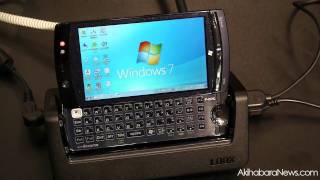 Fujitsu Loox F07C the world first ATOM powered Smartphone [upl. by Eniamerej11]