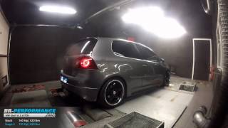 Reprogrammation Moteur VW Golf 5 20 TDI 140hp  193hp Stage 2 par BRPerformance [upl. by Thurnau398]