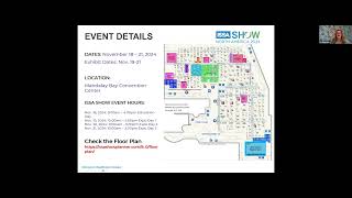 Exhibitor Webinar Series October Edition  ISSA Show North America 2024 [upl. by Limak]