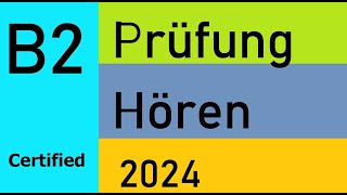 GAST  B2 Prüfung  Hören Übungssatz  GAST DTZ 2024 TEST 5 German Test For Immigranten [upl. by Asihtal]